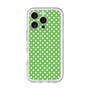 スリムプロテクションプレミアムケース with MagSafe［ Small Dot - Green ］