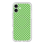 スリムプロテクションプレミアムケース with MagSafe［ Small Dot - Green ］