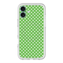 スリムプロテクションプレミアムケース with MagSafe［ Small Dot - Green ］