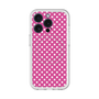 スリムプロテクションプレミアムケース with MagSafe［ Small Dot - Pink ］