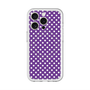スリムプロテクションプレミアムケース with MagSafe［ Small Dot - Purple ］