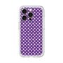 スリムプロテクションプレミアムケース with MagSafe［ Small Dot - Purple ］