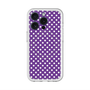 スリムプロテクションプレミアムケース with MagSafe［ Small Dot - Purple ］