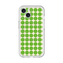 スリムプロテクションプレミアムケース with MagSafe［ Big Dot - Green ］
