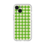 スリムプロテクションプレミアムケース with MagSafe［ Big Dot - Green ］