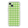 スリムプロテクションプレミアムケース with MagSafe［ Big Dot - Green ］