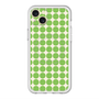 スリムプロテクションプレミアムケース with MagSafe［ Big Dot - Green ］