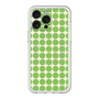スリムプロテクションプレミアムケース with MagSafe［ Big Dot - Green ］