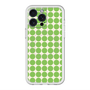 スリムプロテクションプレミアムケース with MagSafe［ Big Dot - Green ］