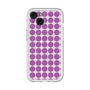スリムプロテクションプレミアムケース with MagSafe［ Big Dot - Purple ］