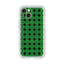 スリムプロテクションプレミアムケース with MagSafe［ Shower Dot - Green ］