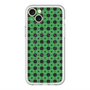スリムプロテクションプレミアムケース with MagSafe［ Shower Dot - Green ］