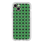 スリムプロテクションプレミアムケース with MagSafe［ Shower Dot - Green ］