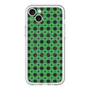 スリムプロテクションプレミアムケース with MagSafe［ Shower Dot - Green ］