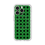 スリムプロテクションプレミアムケース with MagSafe［ Shower Dot - Green ］