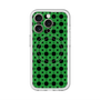 スリムプロテクションプレミアムケース with MagSafe［ Shower Dot - Green ］