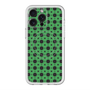 スリムプロテクションプレミアムケース with MagSafe［ Shower Dot - Green ］
