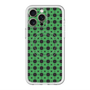 スリムプロテクションプレミアムケース with MagSafe［ Shower Dot - Green ］