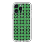 スリムプロテクションプレミアムケース with MagSafe［ Shower Dot - Green ］