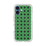 スリムプロテクションプレミアムケース with MagSafe［ Shower Dot - Green ］