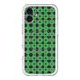 スリムプロテクションプレミアムケース with MagSafe［ Shower Dot - Green ］