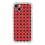 スリムプロテクションプレミアムケース with MagSafe［ Shower Dot - Red ］