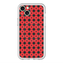 スリムプロテクションプレミアムケース with MagSafe［ Shower Dot - Red ］
