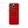 スリムプロテクションプレミアムケース with MagSafe［ Shower Dot - Red ］