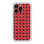 スリムプロテクションプレミアムケース with MagSafe［ Shower Dot - Red ］