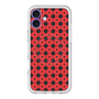 スリムプロテクションプレミアムケース with MagSafe［ Shower Dot - Red ］