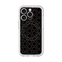 スリムプロテクションプレミアムケース with MagSafe［ Dot Circle - Black ］