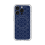 スリムプロテクションプレミアムケース with MagSafe［ Dot Circle - Navy ］