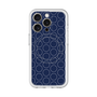 スリムプロテクションプレミアムケース with MagSafe［ Dot Circle - Navy ］