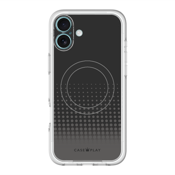 スリムプロテクションプレミアムケース with MagSafe［ Dot Gradation - Black ］