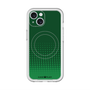 スリムプロテクションプレミアムケース with MagSafe［ Dot Gradation - Green ］
