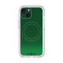 スリムプロテクションプレミアムケース with MagSafe［ Dot Gradation - Green ］