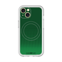 スリムプロテクションプレミアムケース with MagSafe［ Dot Gradation - Green ］