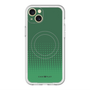 スリムプロテクションプレミアムケース with MagSafe［ Dot Gradation - Green ］