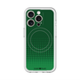 スリムプロテクションプレミアムケース with MagSafe［ Dot Gradation - Green ］