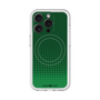 スリムプロテクションプレミアムケース with MagSafe［ Dot Gradation - Green ］