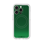 スリムプロテクションプレミアムケース with MagSafe［ Dot Gradation - Green ］