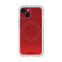 スリムプロテクションプレミアムケース with MagSafe［ Dot Gradation - Red ］