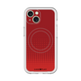スリムプロテクションプレミアムケース with MagSafe［ Dot Gradation - Red ］