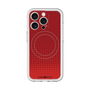 スリムプロテクションプレミアムケース with MagSafe［ Dot Gradation - Red ］