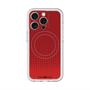 スリムプロテクションプレミアムケース with MagSafe［ Dot Gradation - Red ］