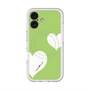スリムプロテクションプレミアムケース with MagSafe［ Two Hearts - Green ］