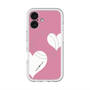 スリムプロテクションプレミアムケース with MagSafe［ Two Hearts - Pink ］