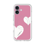 スリムプロテクションプレミアムケース with MagSafe［ Two Hearts - Pink ］