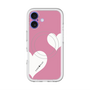 スリムプロテクションプレミアムケース with MagSafe［ Two Hearts - Pink ］