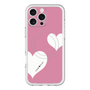 スリムプロテクションプレミアムケース with MagSafe［ Two Hearts - Pink ］